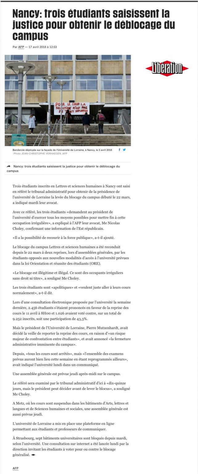 Maître Nicolas CHOLEY en entretien sur Europe 1